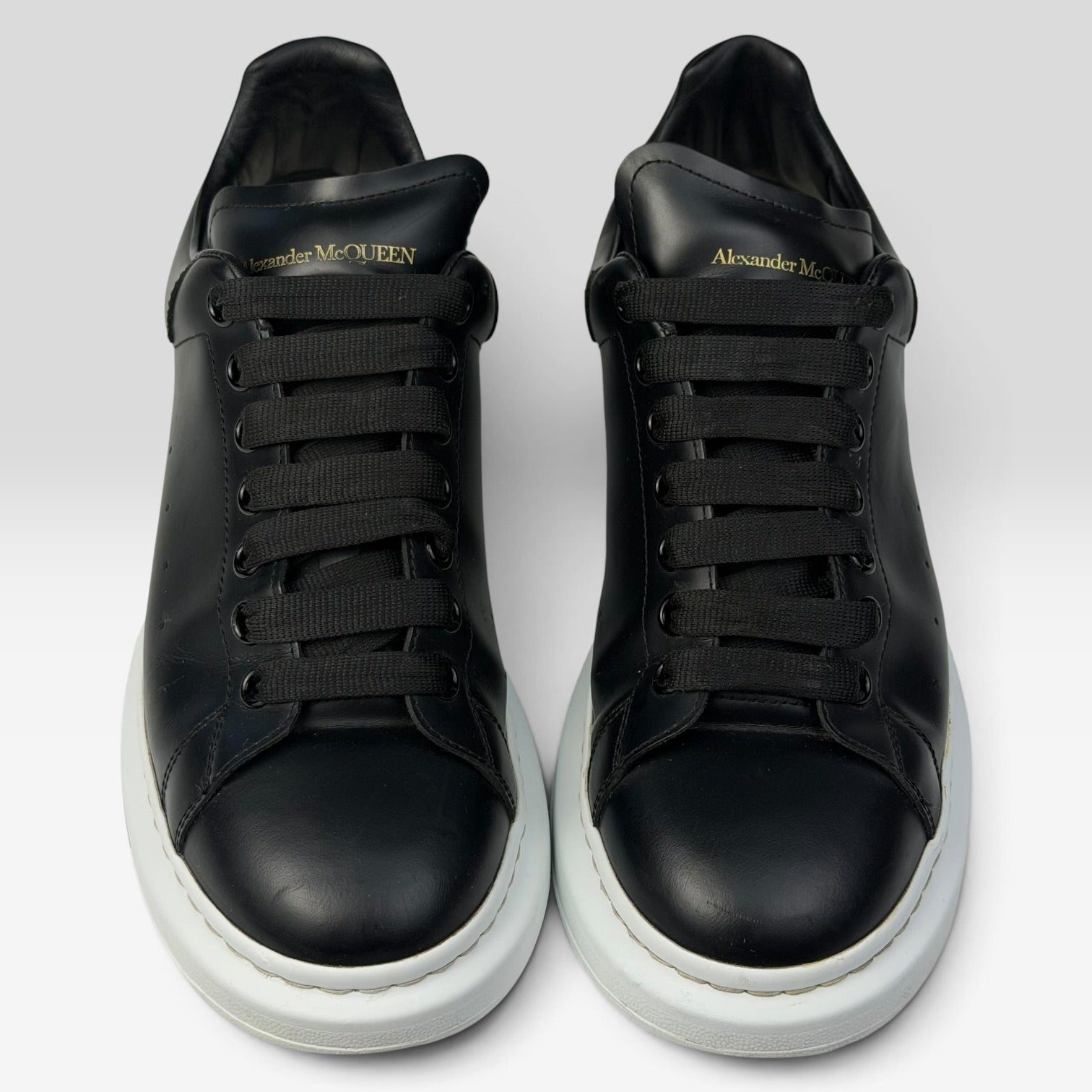 Alexander McQueen Oversized Sneakers Black/Black
