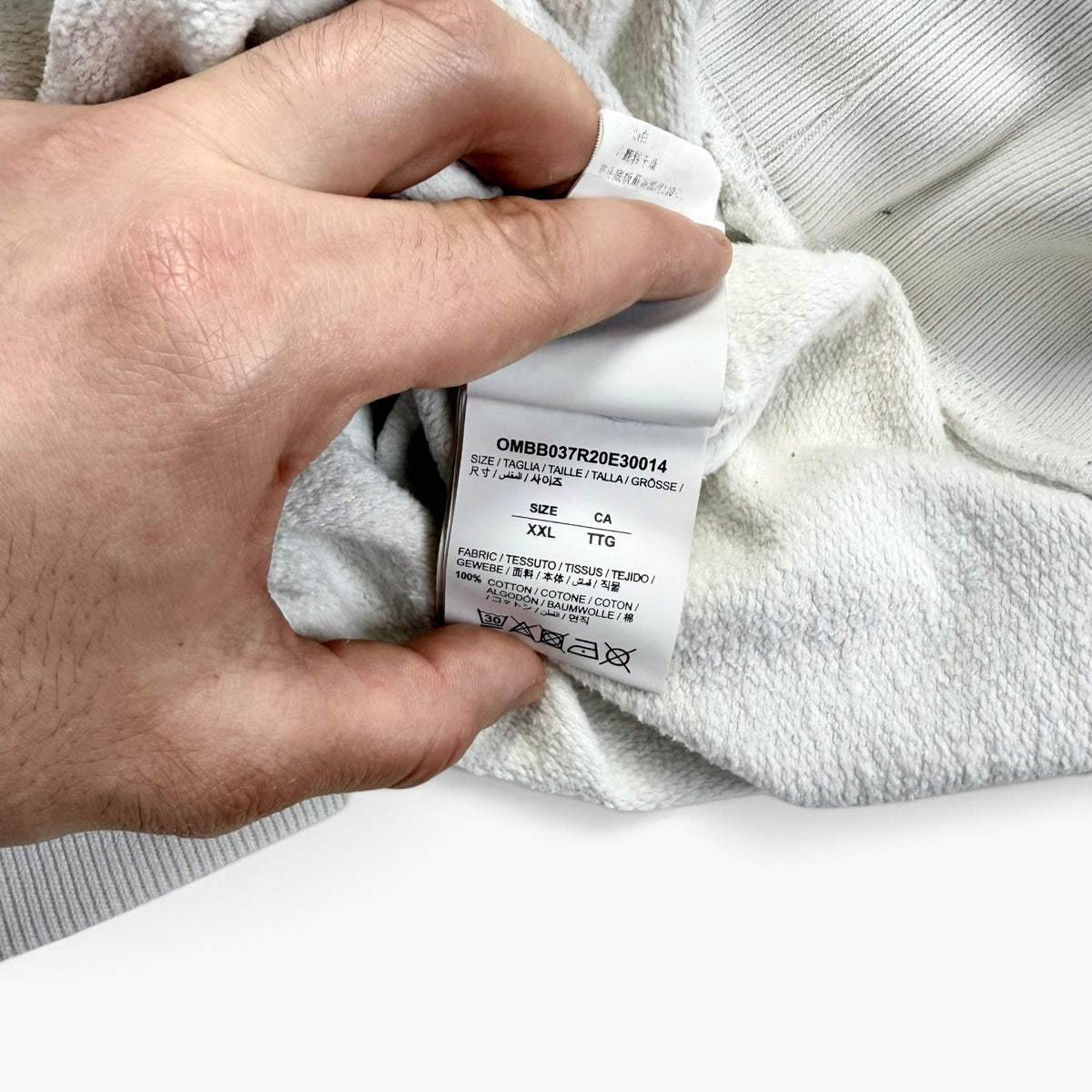 Off-White Golden Ratio Hoodie White
