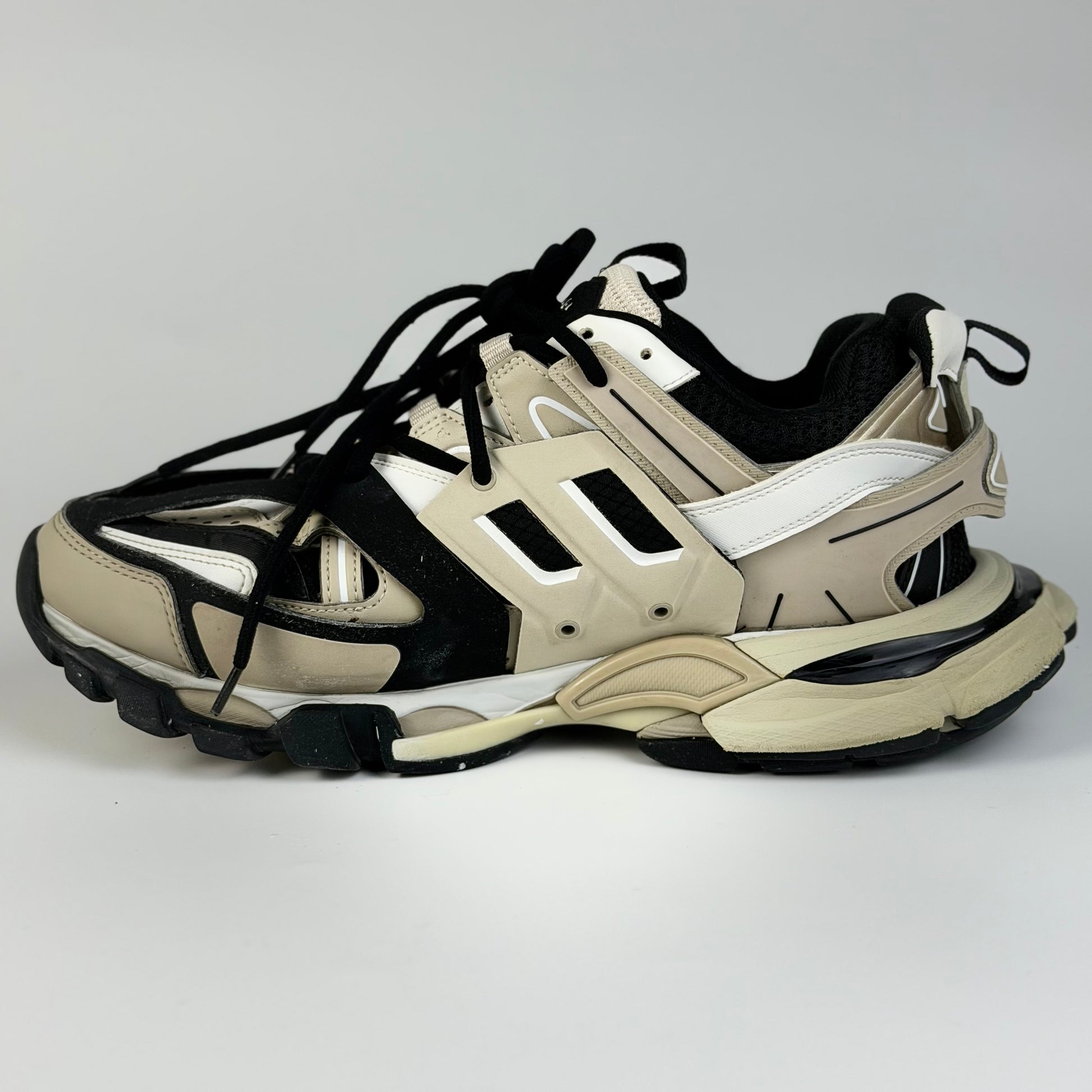 Balenciaga Track Beige Black