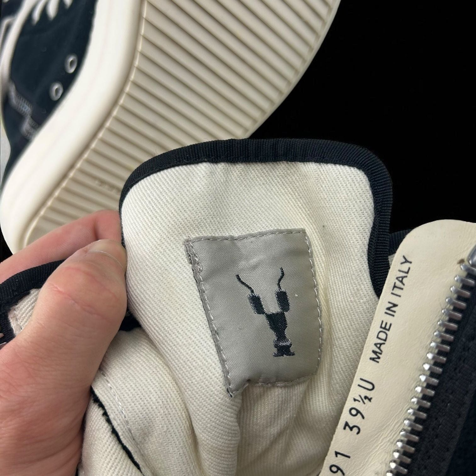 Rick Owens Ramones High Black
