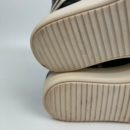 Rick Owens Geobasket Black Leather