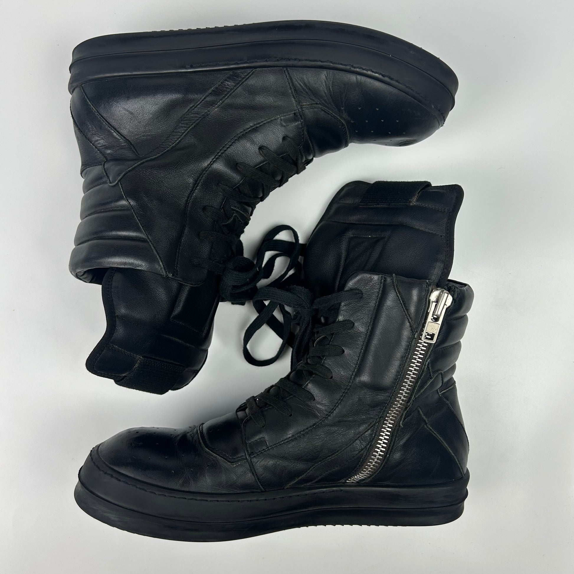 Rick Owens Geobasket Triple Black