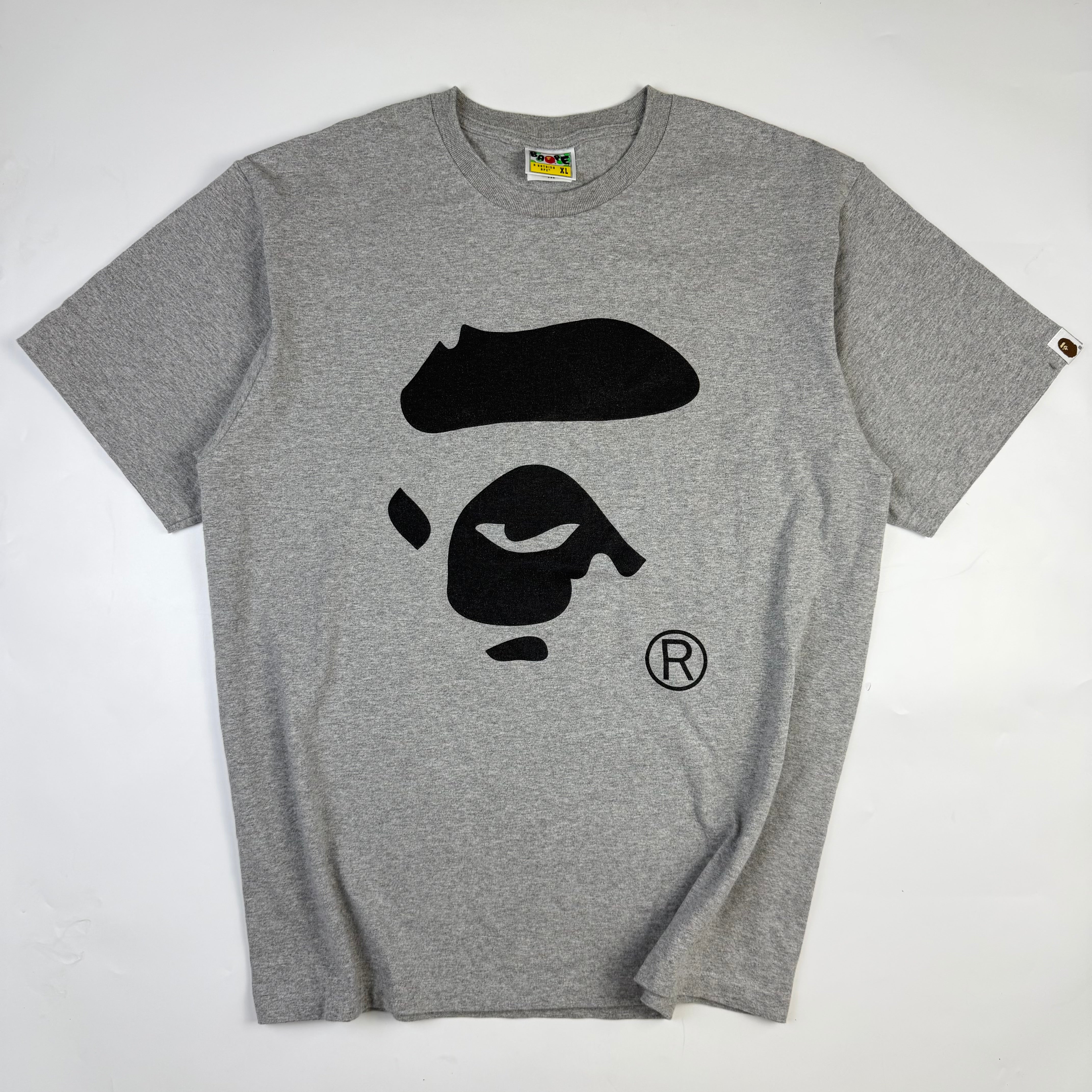 BAPE Big Ape Face T-Shirt Grey