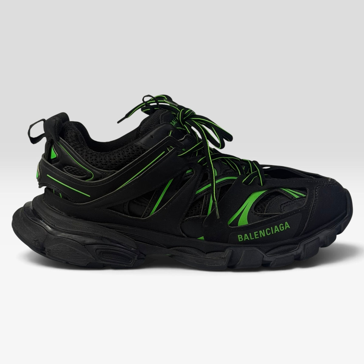 Balenciaga Track Black/Green Sneakers