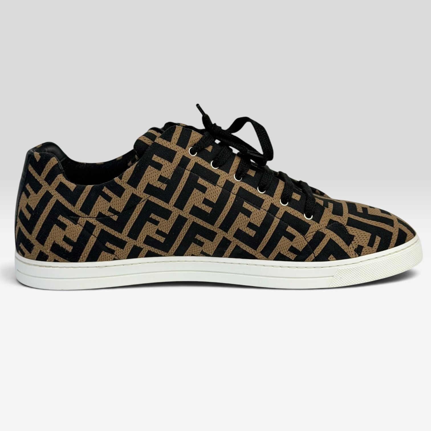 Fendi FF Zucca Monogram Low-Top Sneakers