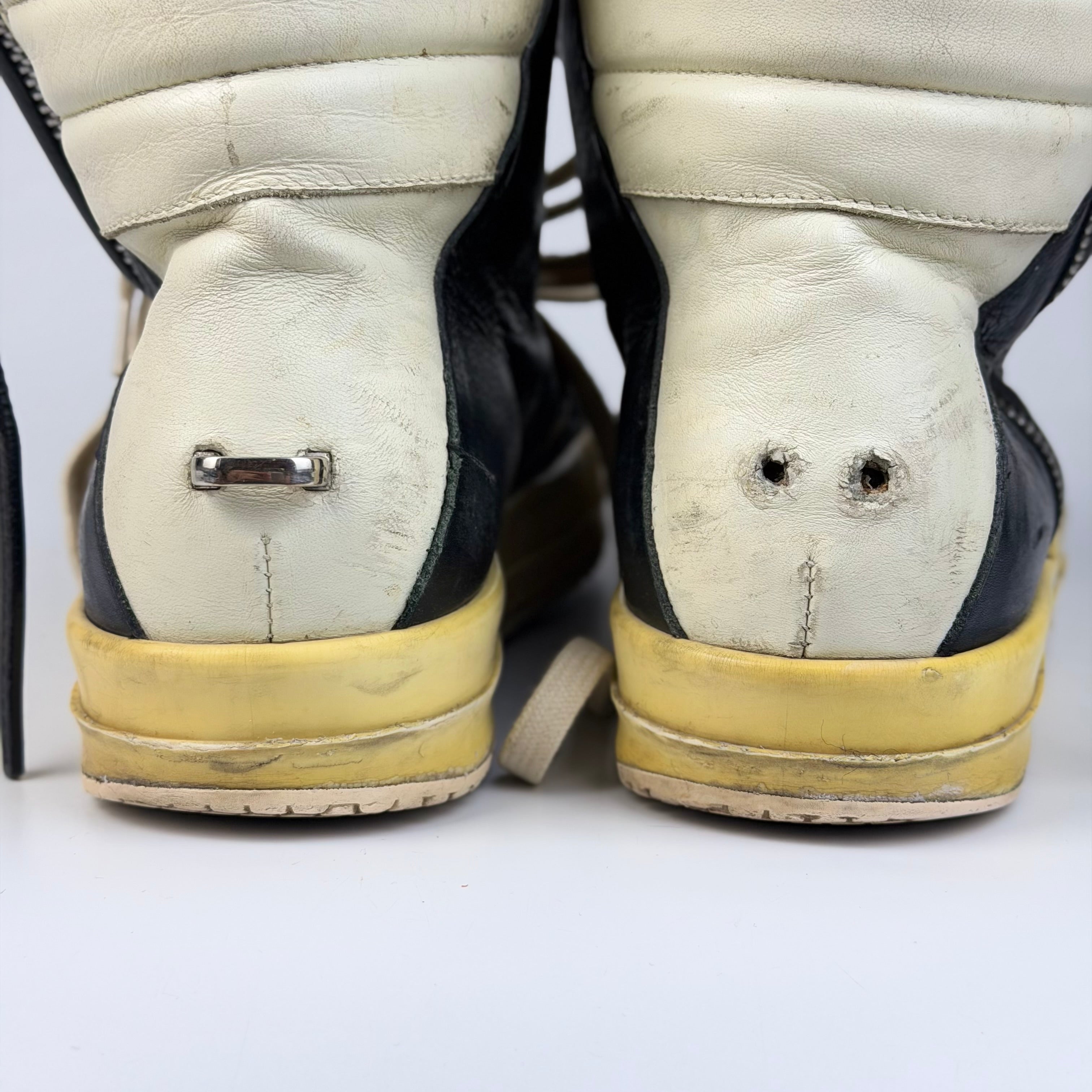 Rick Owens SS16 Cyclops Geobasket Black/Milk