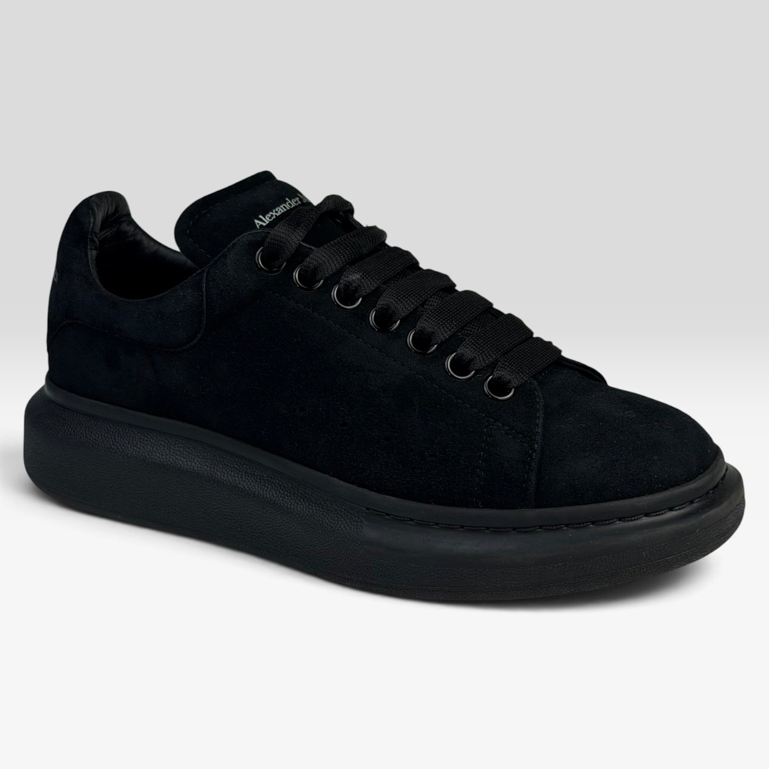 Alexander McQueen Oversized Sneaker Black Suede