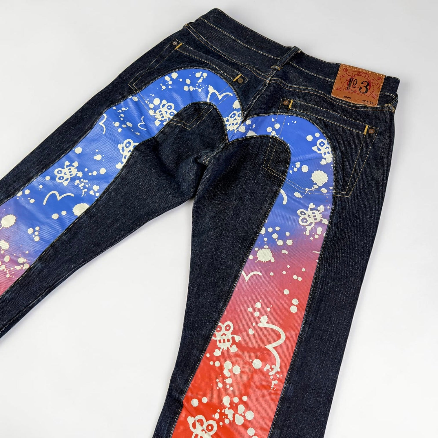 Evisu Blue Robot Daicock Japanese Denim