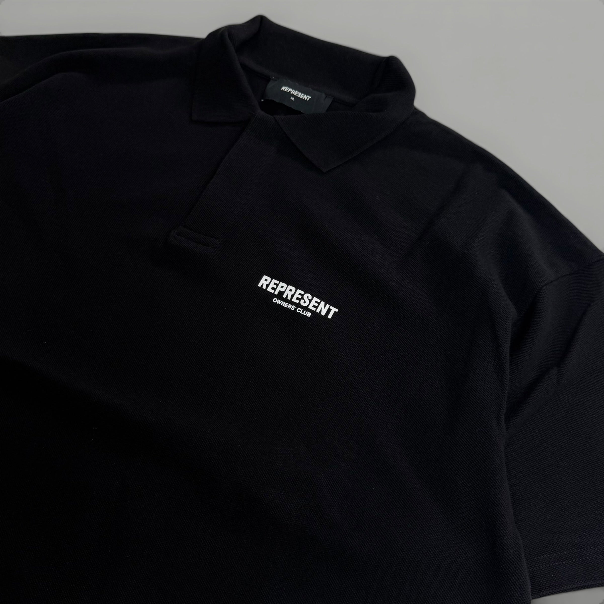 Represent Polo Black T-shirt