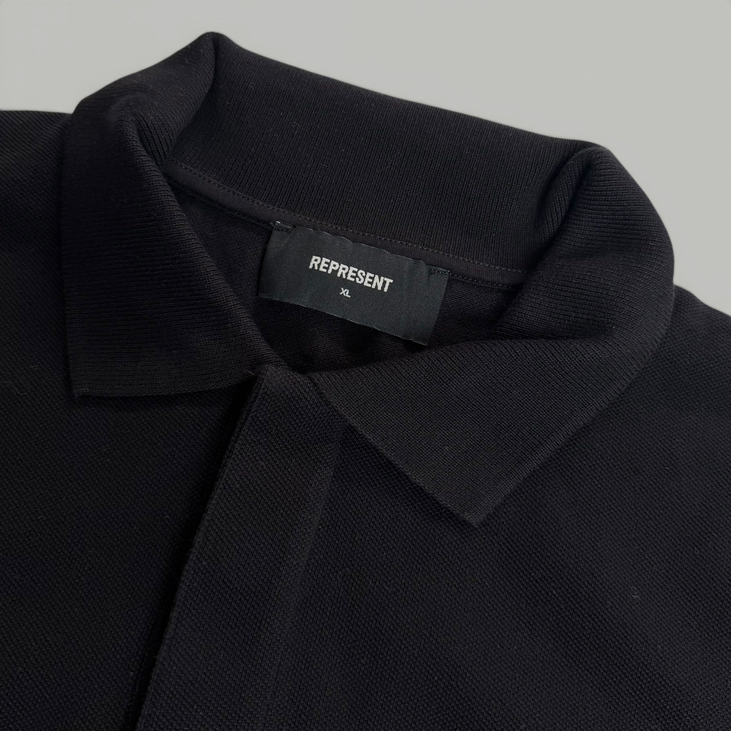 Represent Polo Black T-shirt