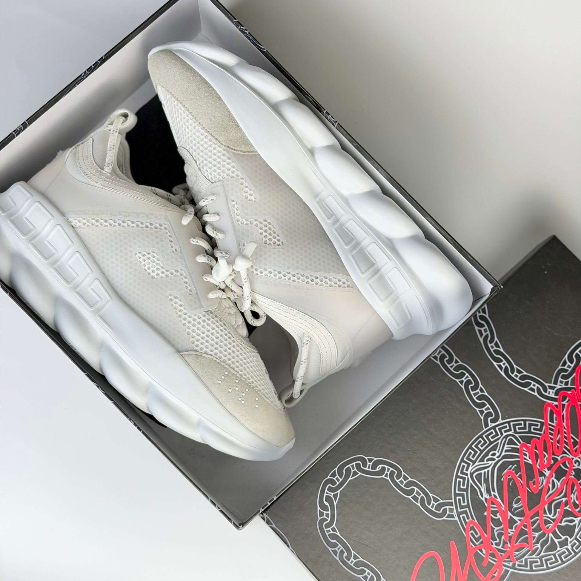 Versace Chain Reaction White