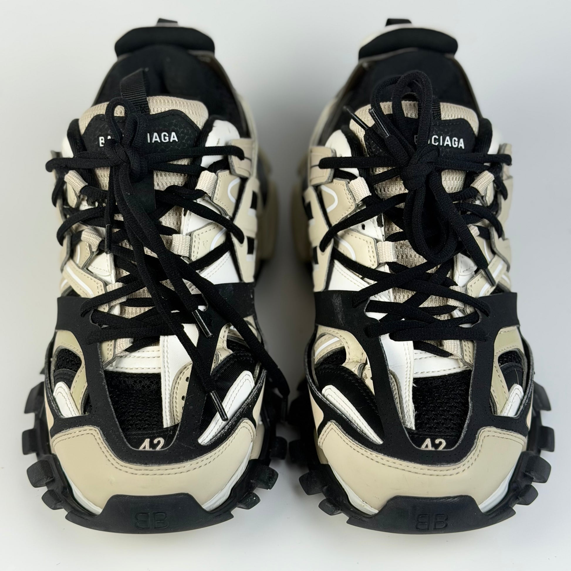 Balenciaga Track Beige Black