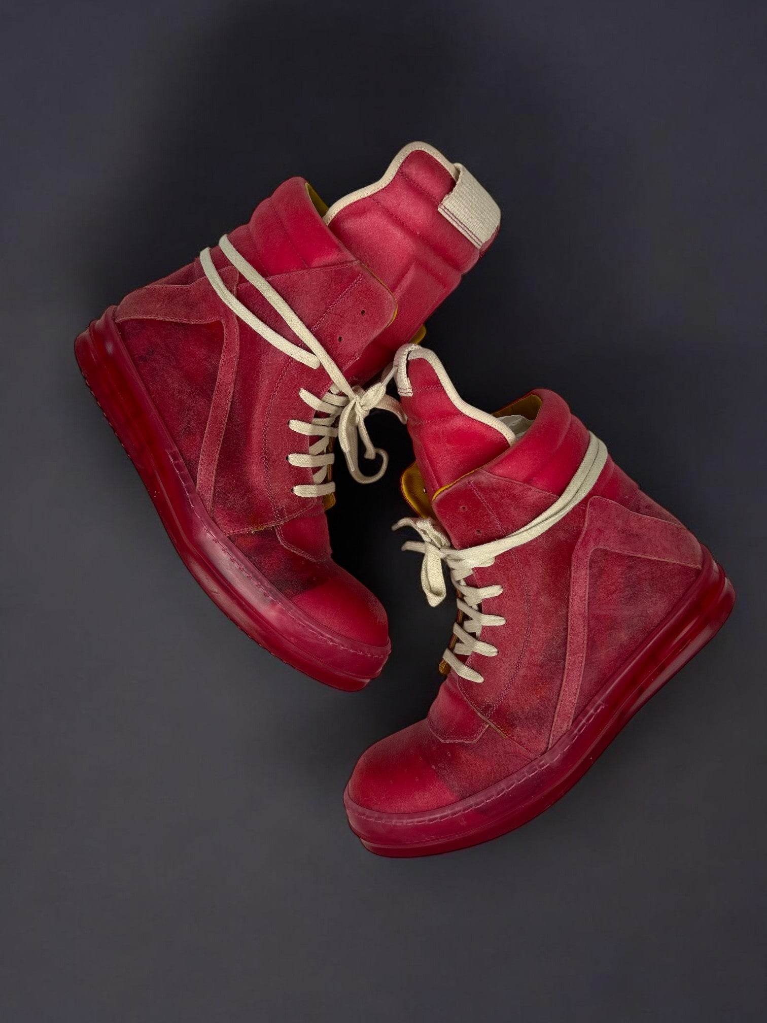 Rick Owens Hot Pink Geobasket - V STEALS
