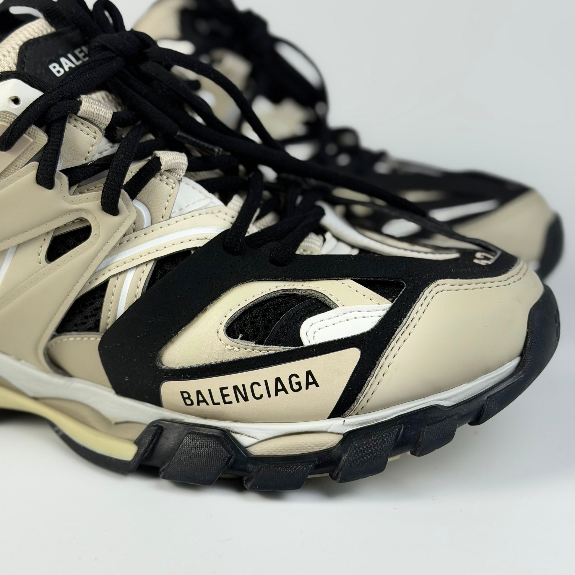 Balenciaga Track Beige Black