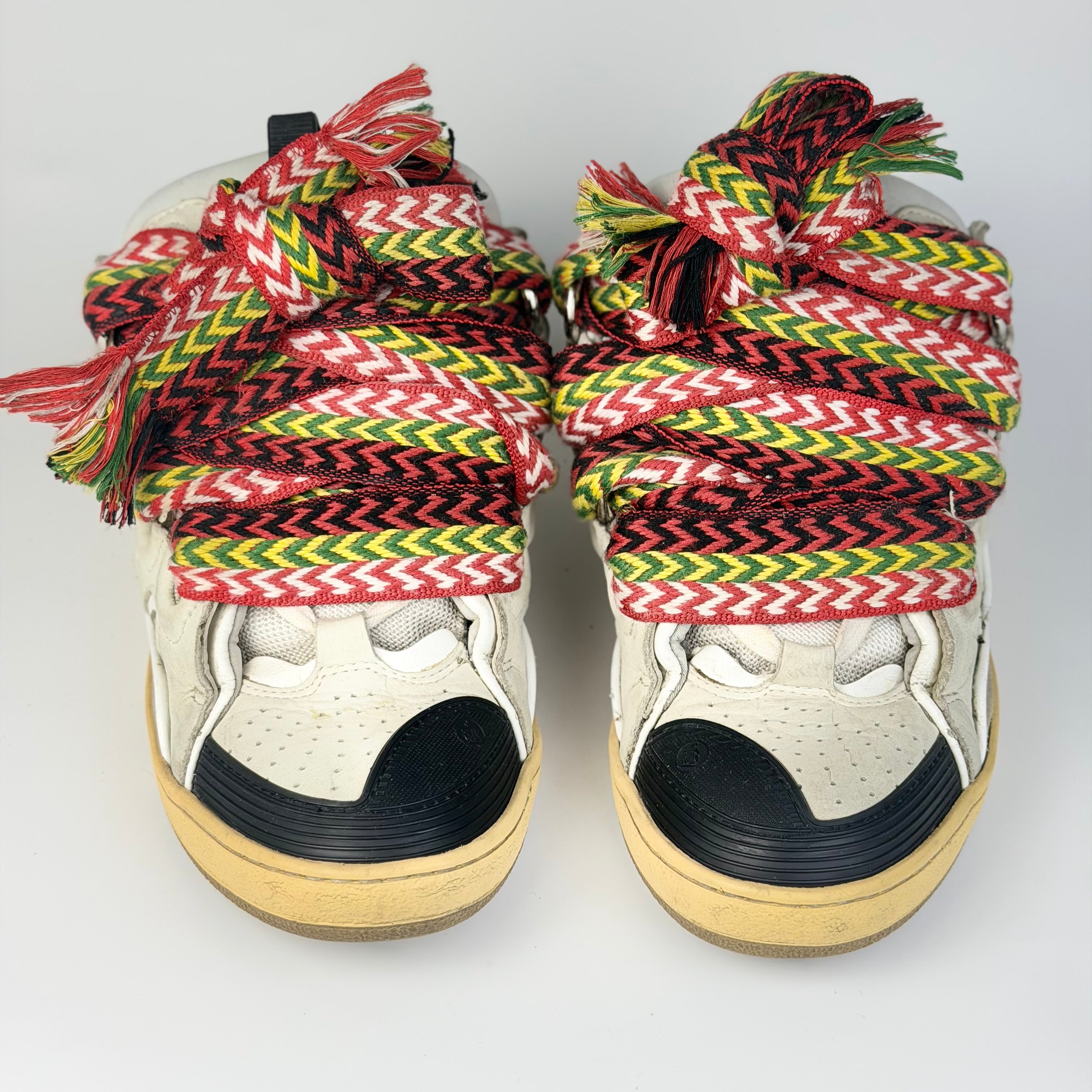 Lanvin Curb White Sneakers