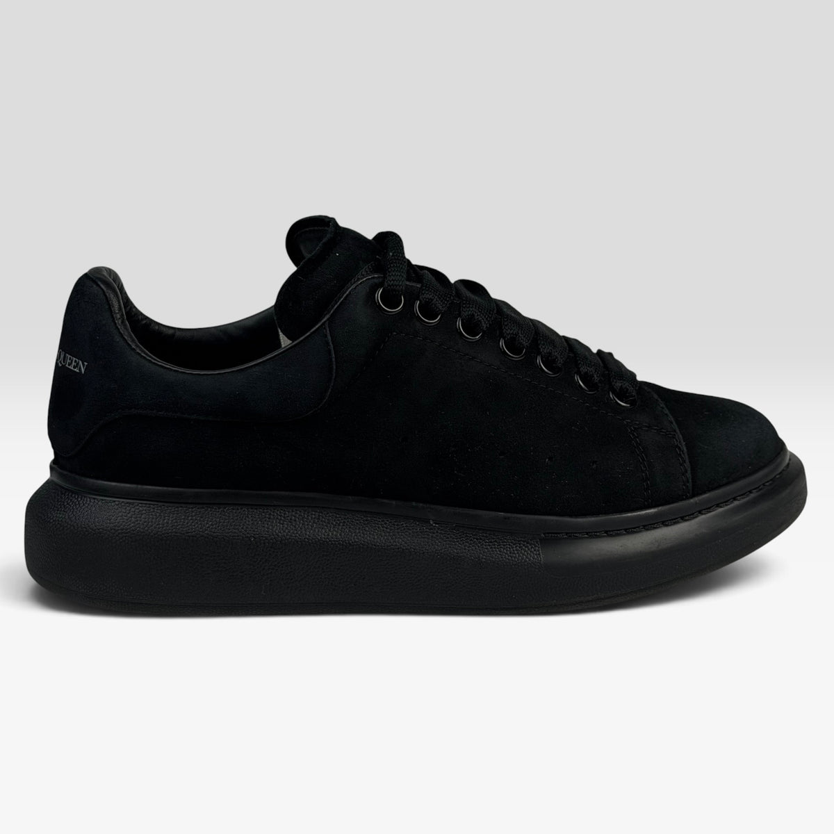 Alexander McQueen Oversized Sneaker Black Suede