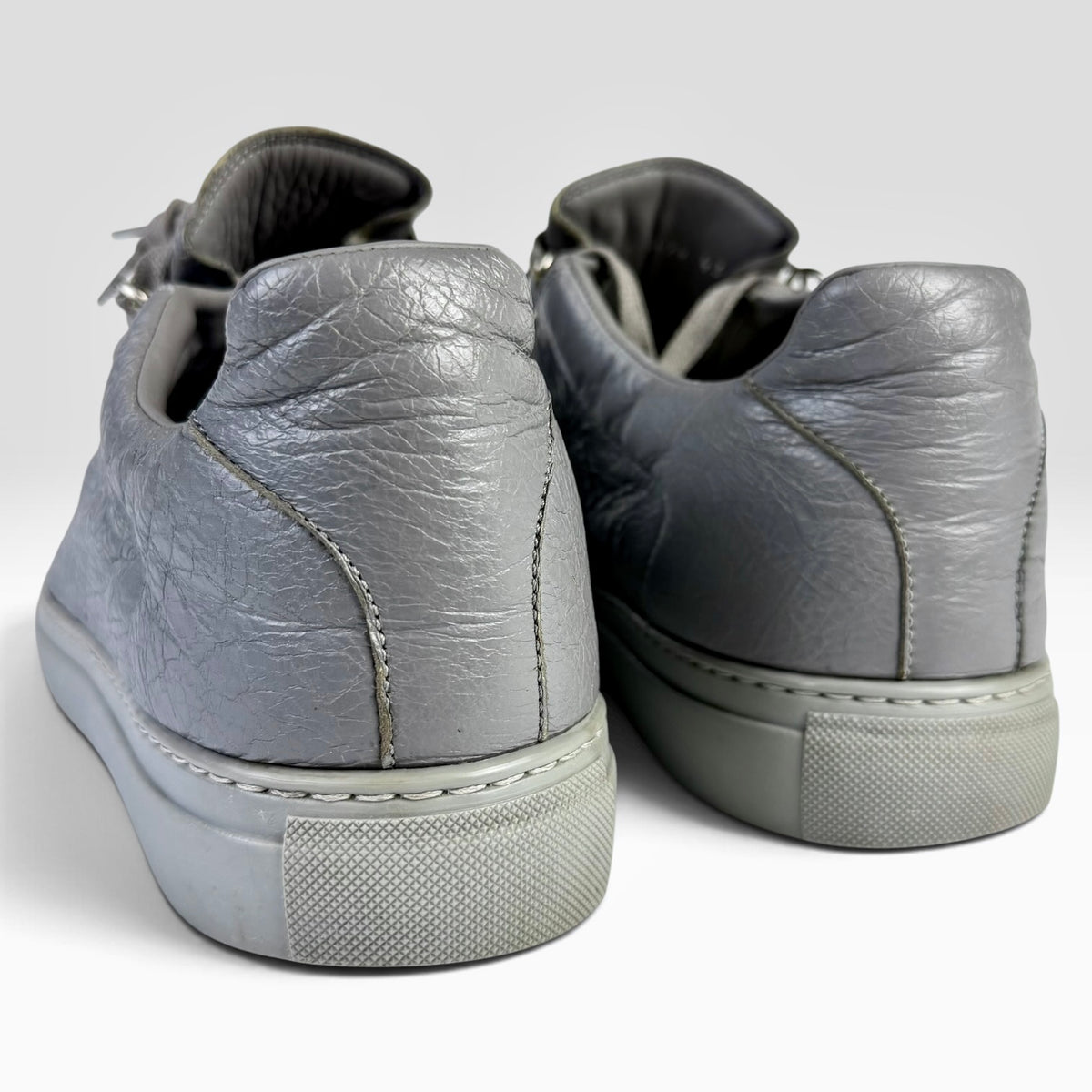 Balenciaga Arena Low Grey Leather