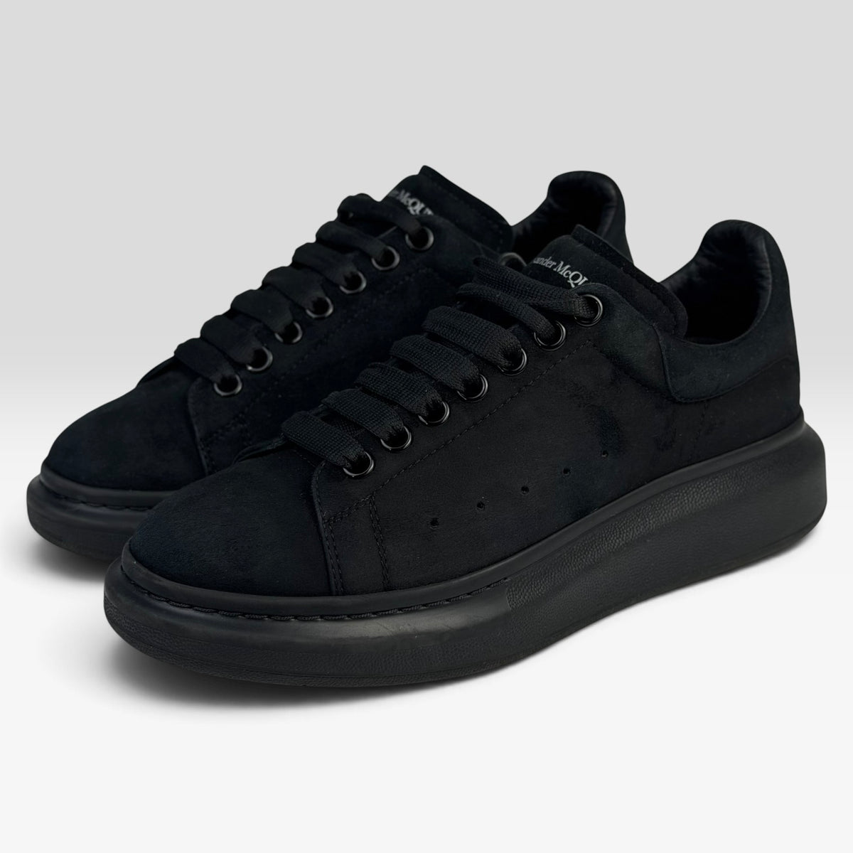 Alexander McQueen Oversized Sneaker Black Suede