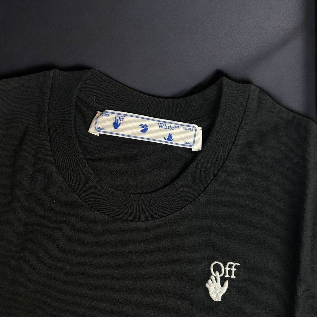 Off-White Embroidered Logo T-shirt - V STEALS