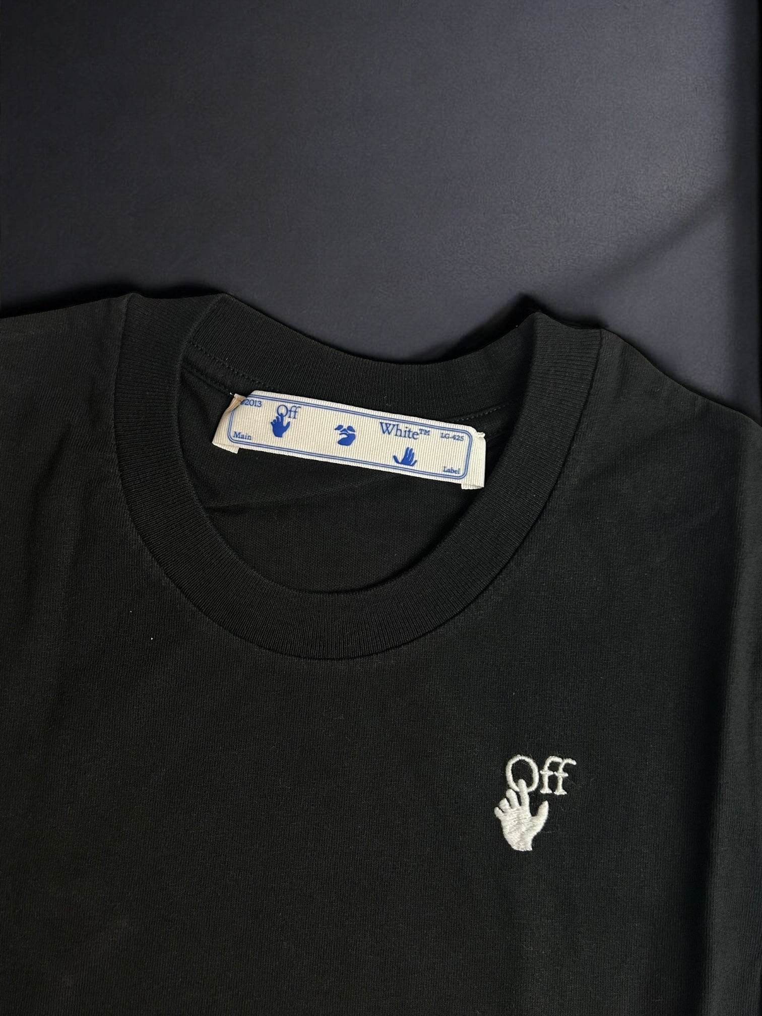 Off-White Embroidered Logo T-shirt - V STEALS