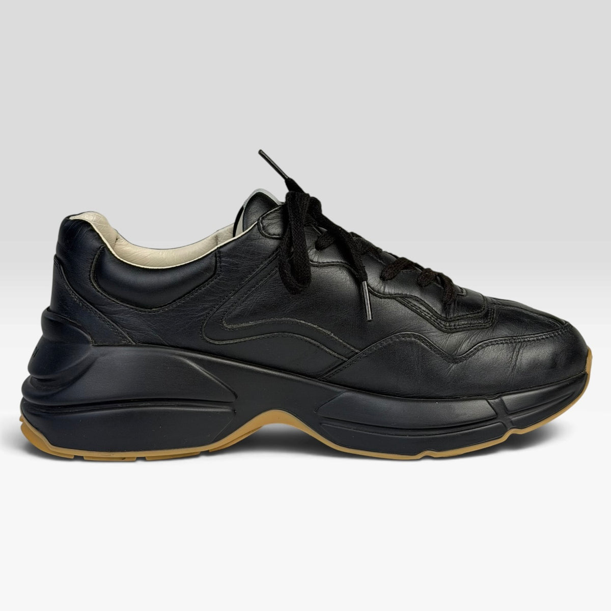 Gucci Rhyton Web Print Black