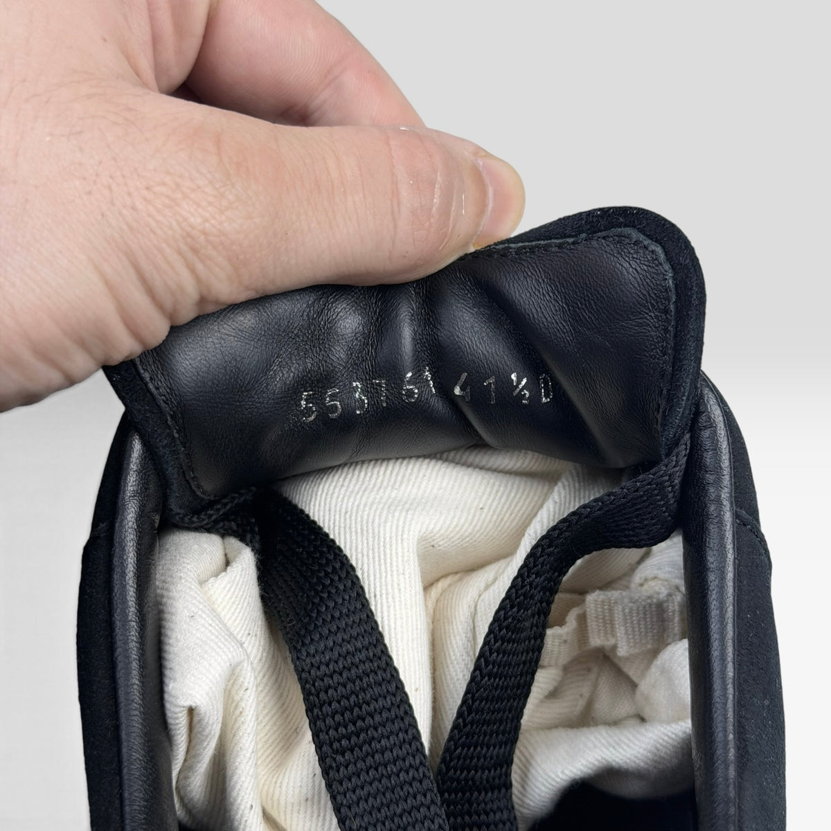 Alexander McQueen Oversized Sneaker Black Suede