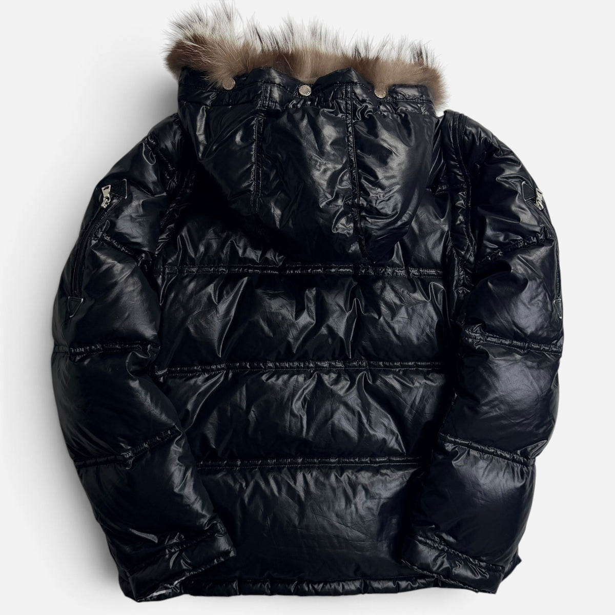 Burberry Black Label Fur Black Puffer Jacket 2000s – Men Clothing BURBERRY la V STEALS – mărimi L