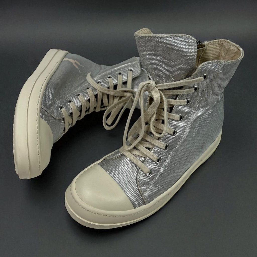 Rick Owens Ramones High Silver