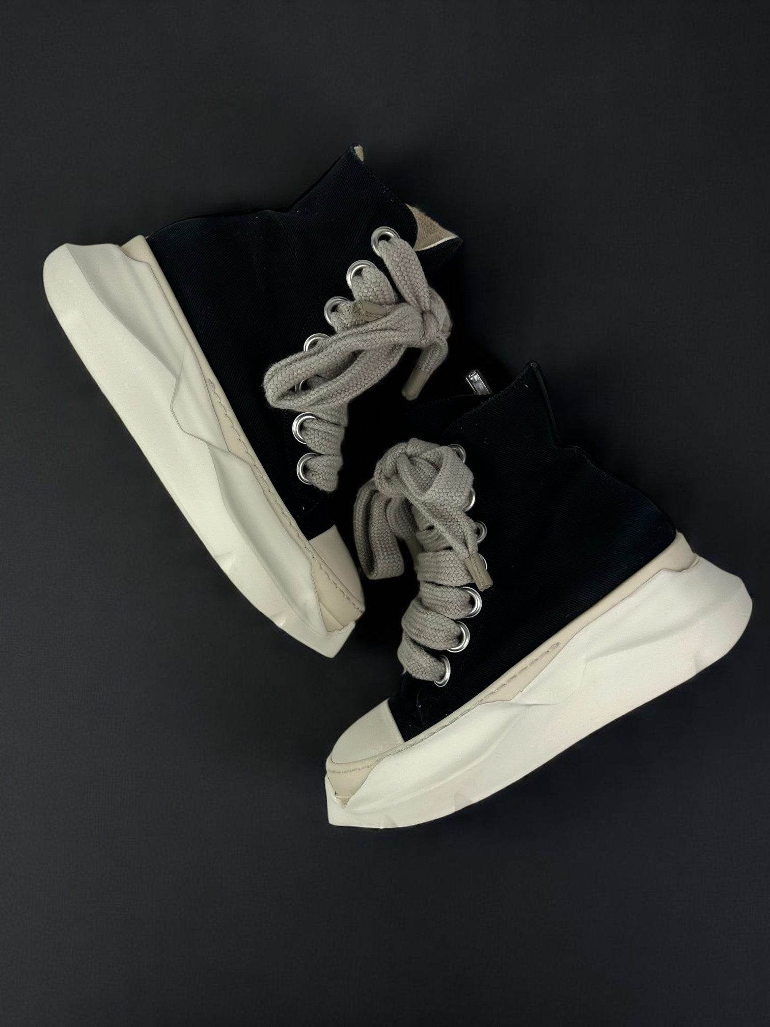 Rick Owens Ramones High Abstract Jumbo Lace - V STEALS