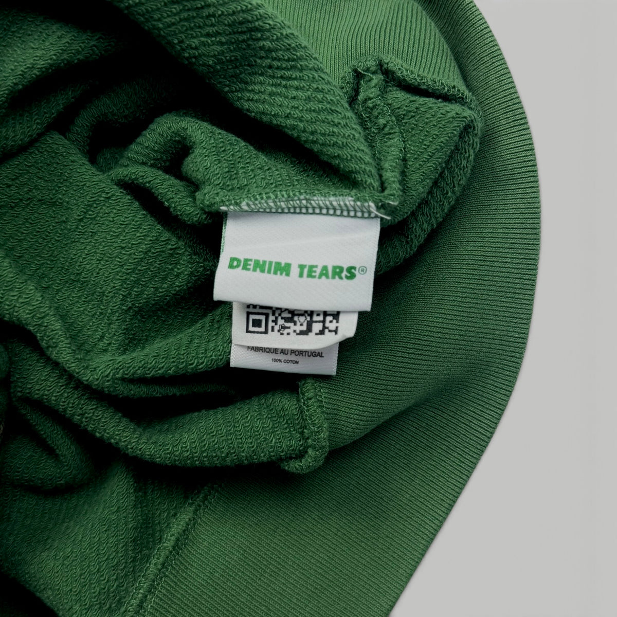 Denim Tears Cotton Wreath Zip Hoodie Green