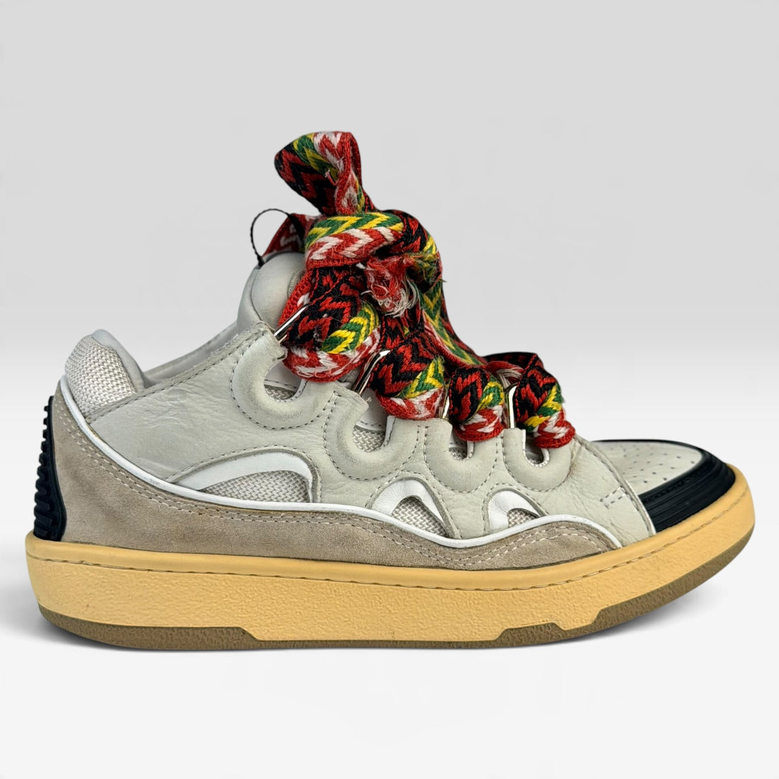 Lanvin Curb Sneakers White/Ivory – Incaltaminte Femei LANVIN la V STEALS