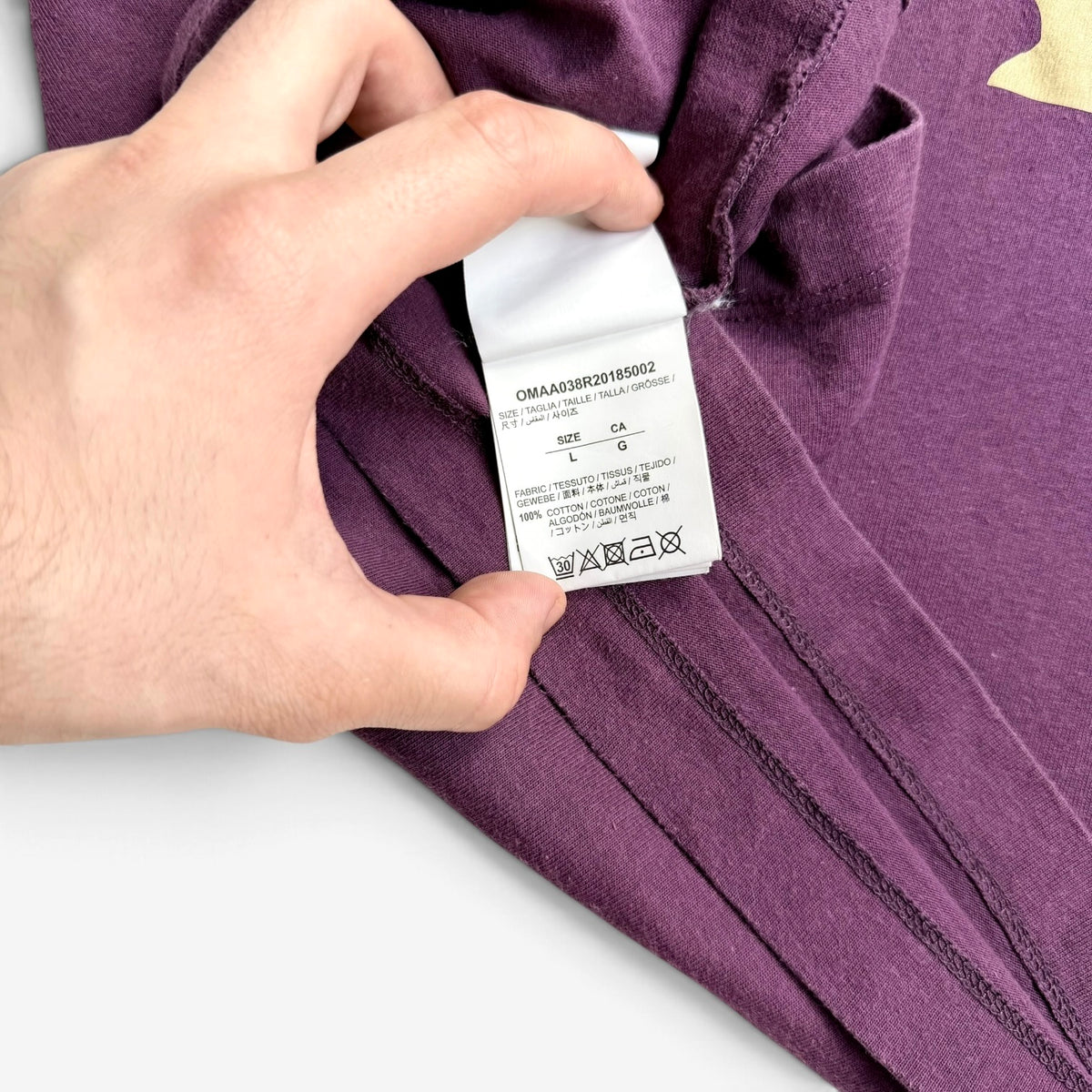 Off-White Purple Tape Arrows T-Shirt