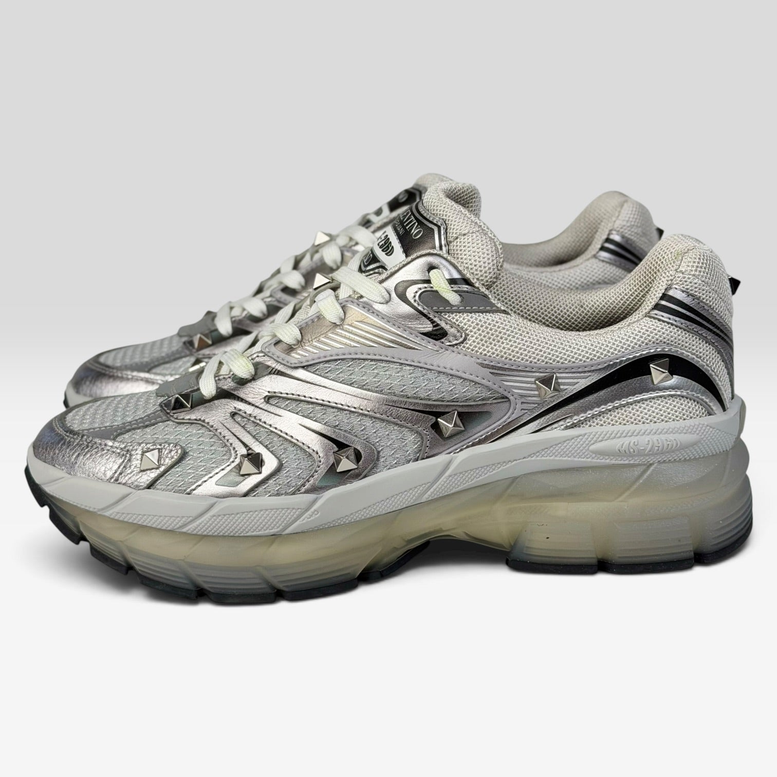 Valentino Garavani MS-2960 Rockstud Silver/Graphite