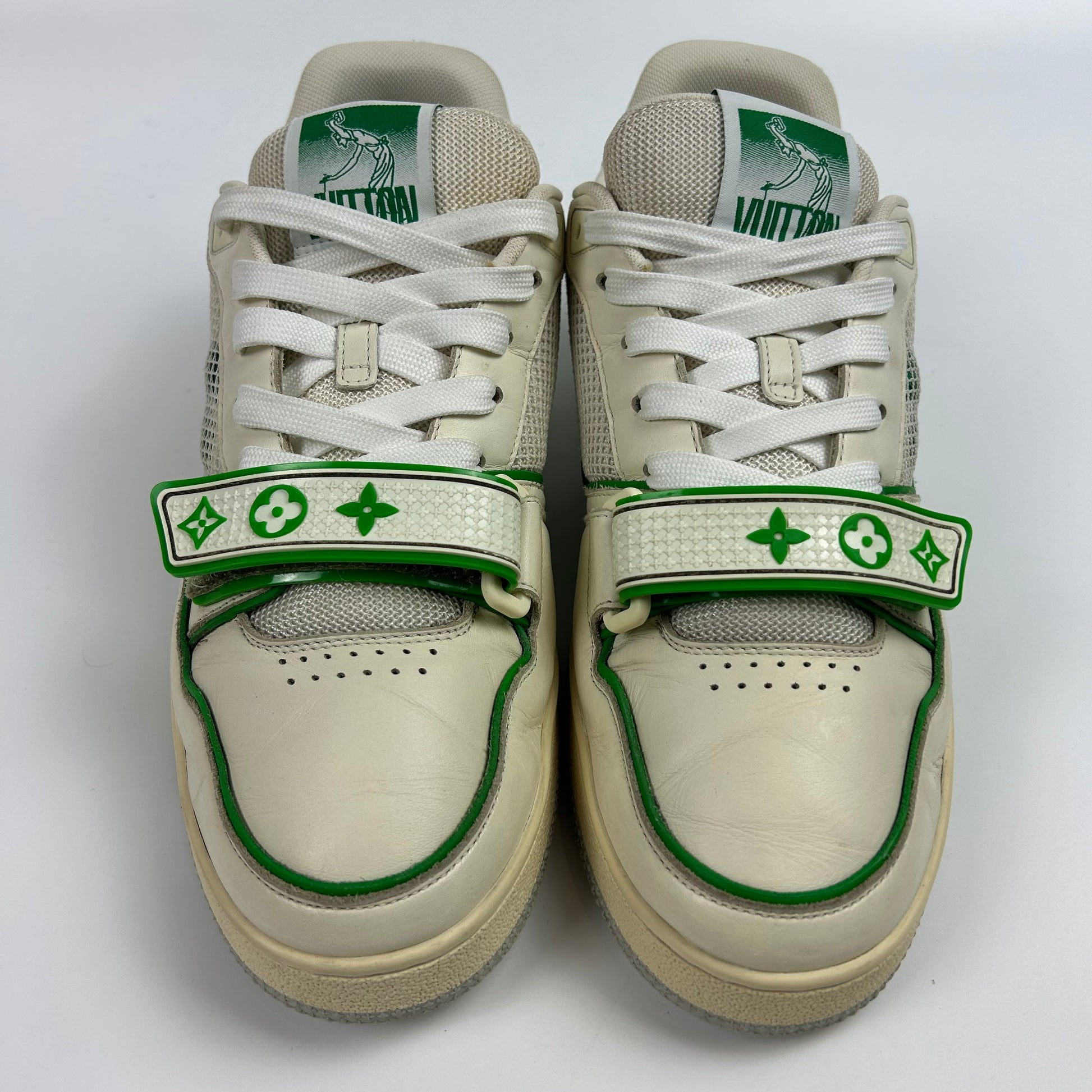 Louis Vuitton LV Trainer Green Mesh
