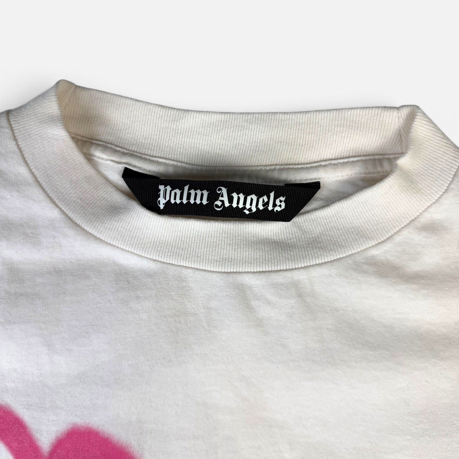 Palm Angels Palm Beach Sprayed T-Shirt White