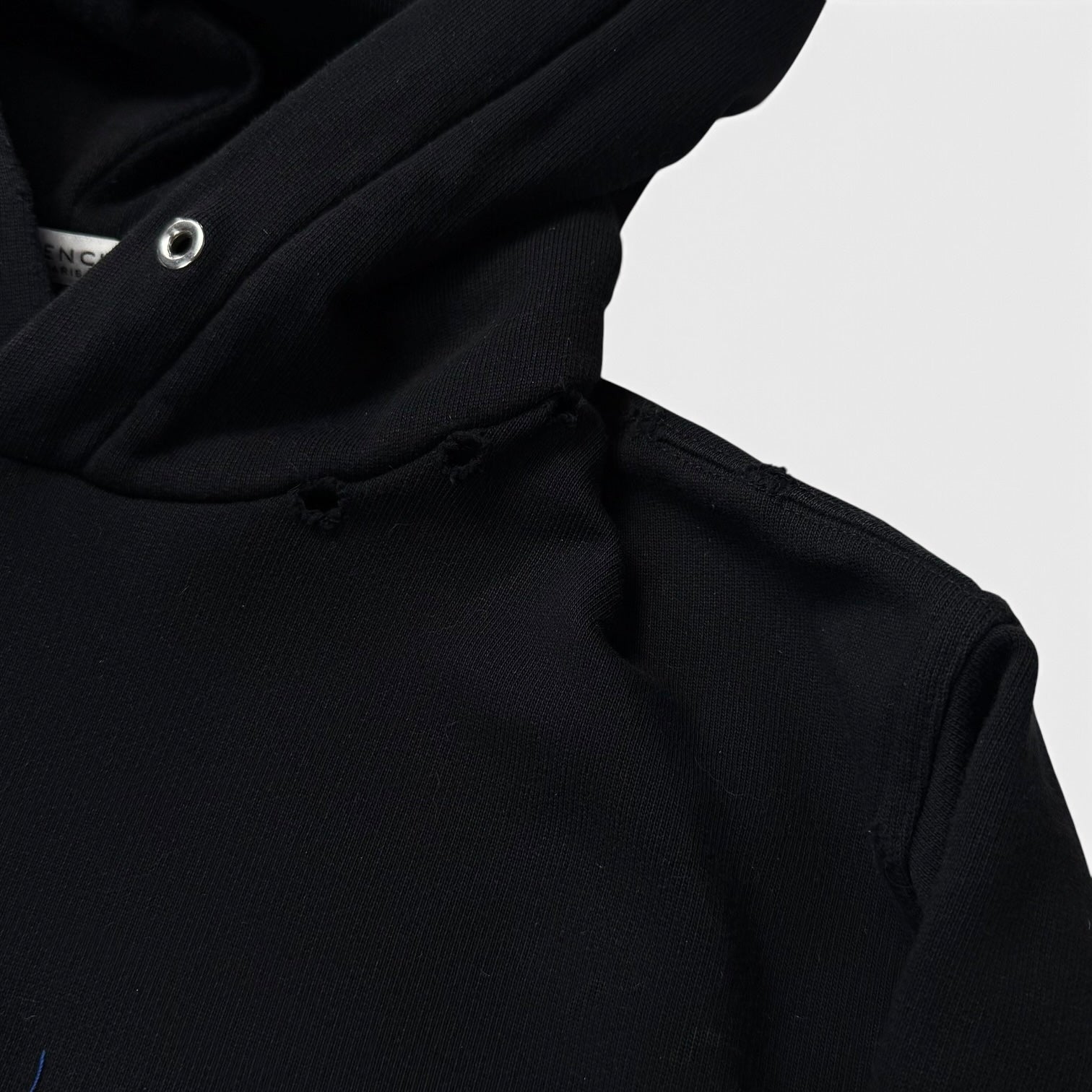 Givenchy Patch Hoodie Cuban Fit Black