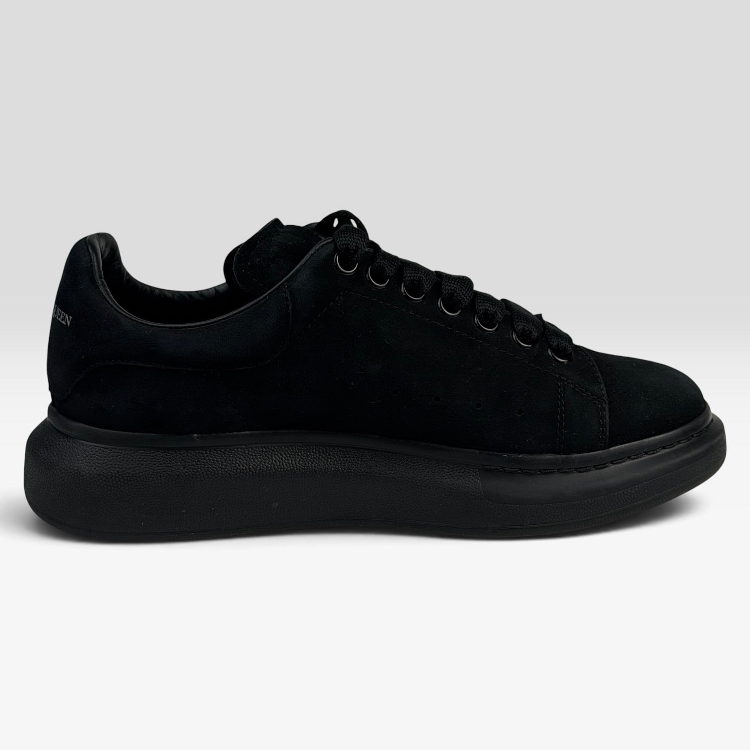 Alexander McQueen Oversized Sneaker Black Suede