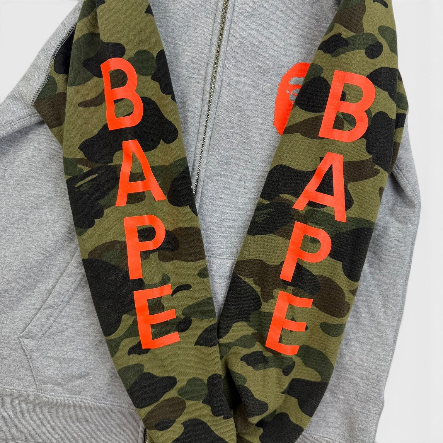 BAPE 1st Camo Colorblock Full-Zip Hoodie | Hanorac BAPE