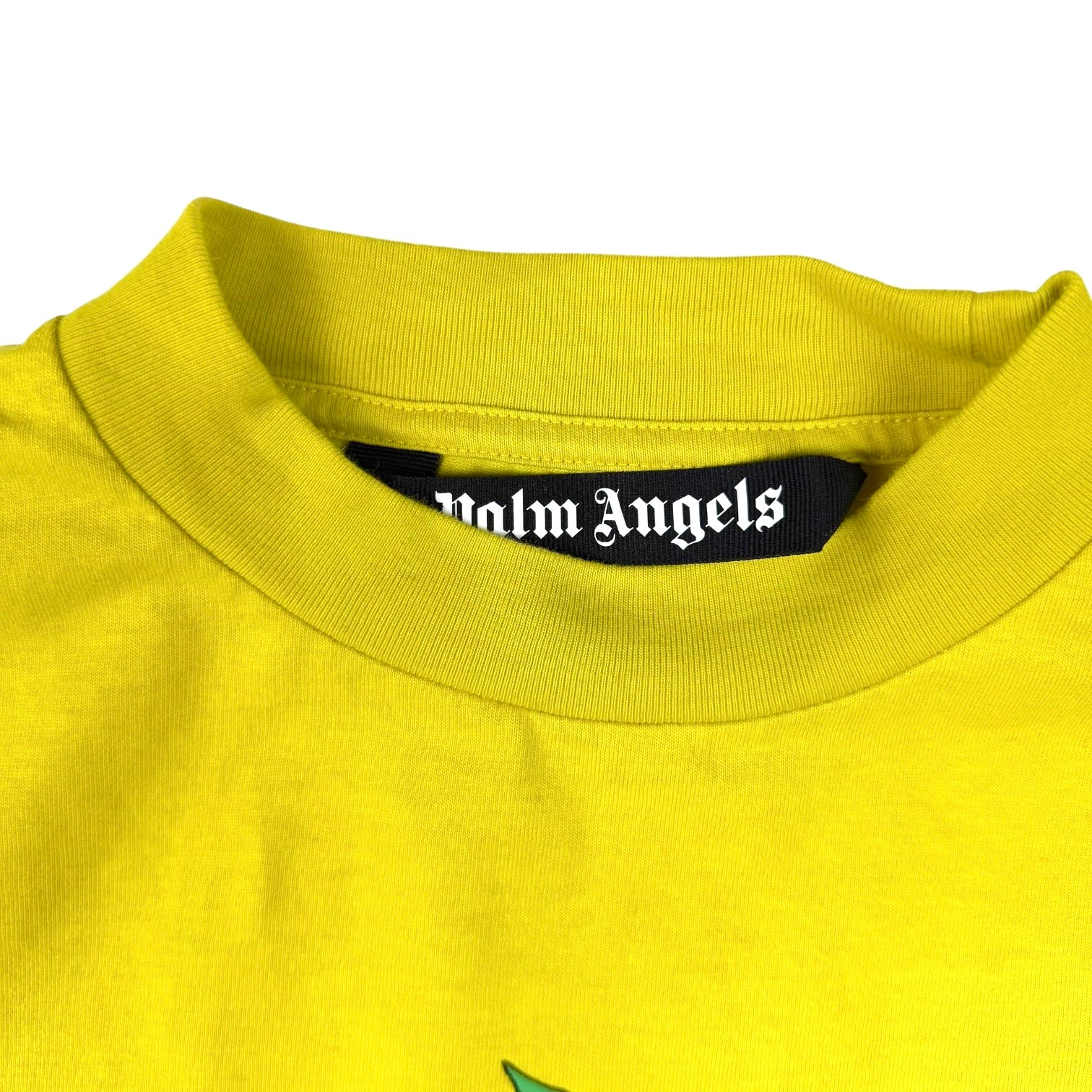 Palm Angels Classic Broken Palm T-Shirt Yellow