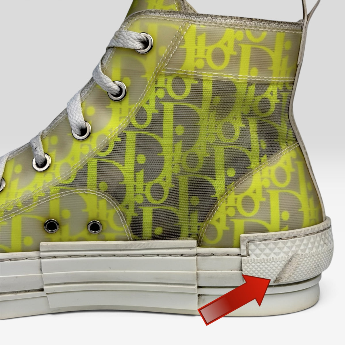Dior B23 High-Top Oblique Neon