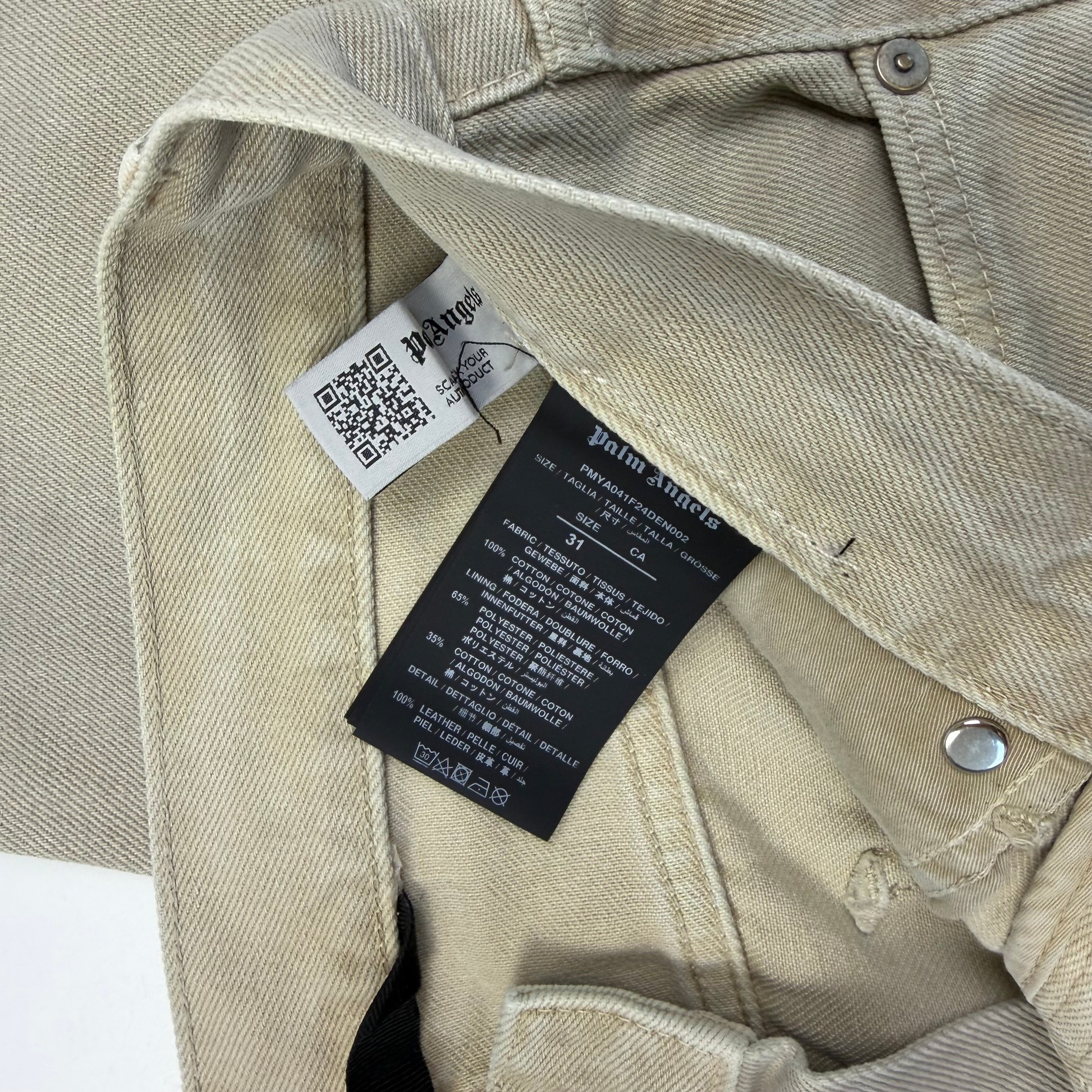 Palm Angels Logo-Patch Jeans