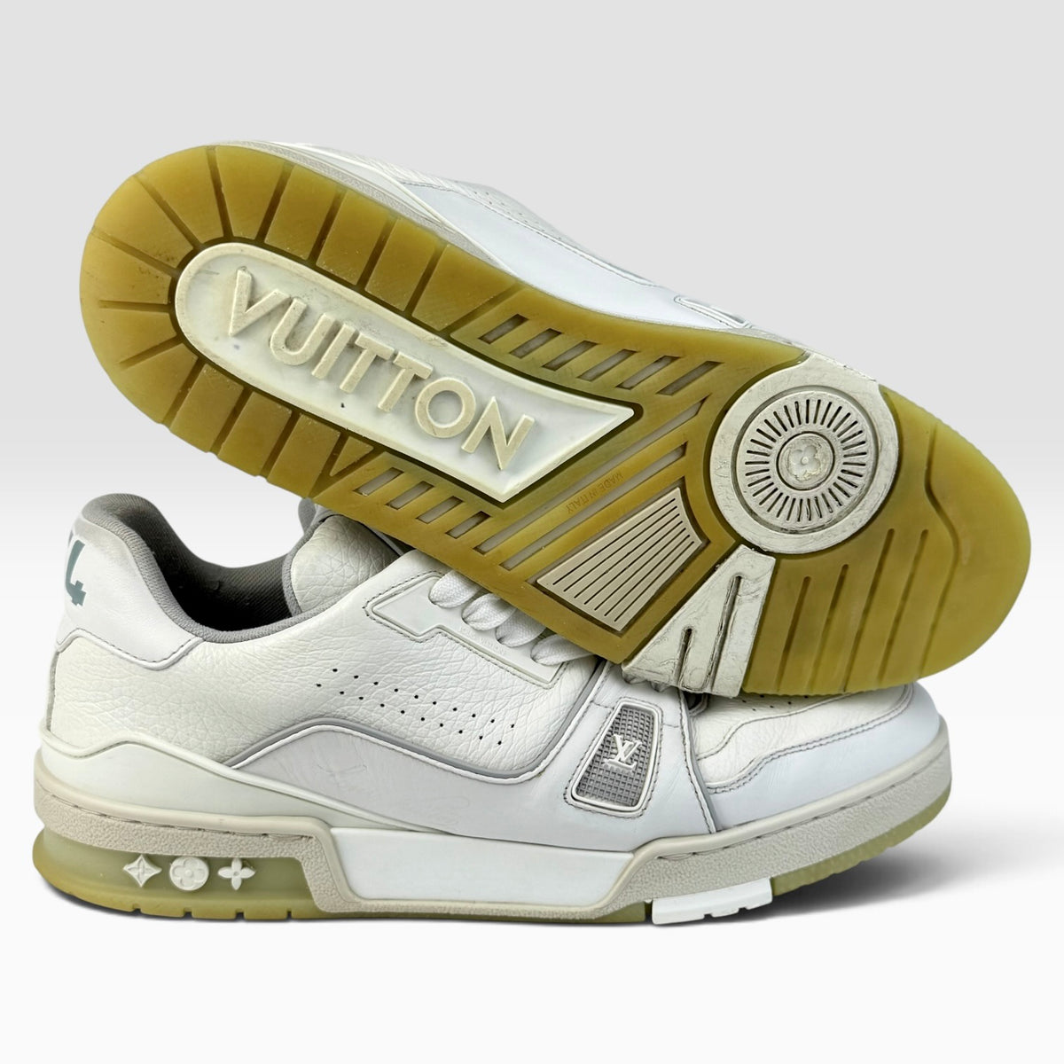 Louis Vuitton LV Trainer White/Grey Signature