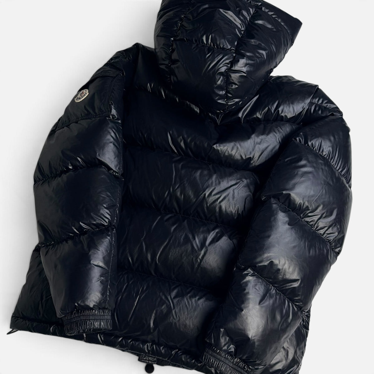 Moncler Ecrins Short Down Jacket Black