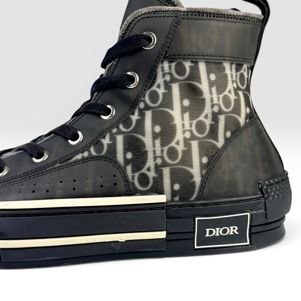 Dior B23 High-Top Black Oblique