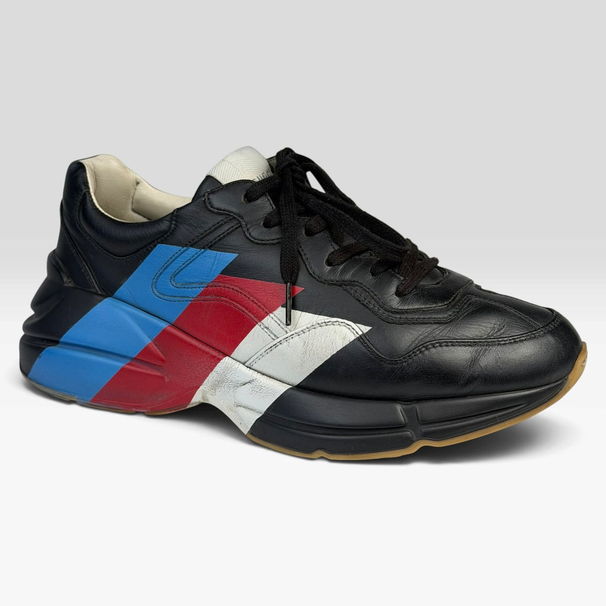 Gucci Rhyton Web Print Black