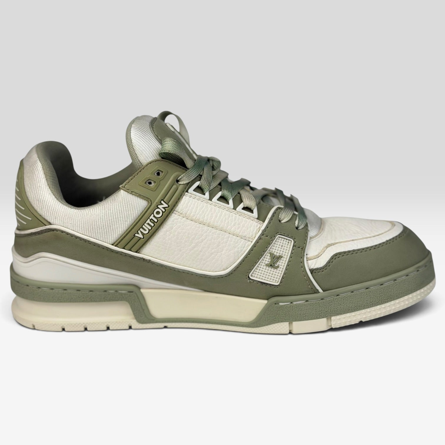 Louis Vuitton LV Trainer Green Two-Tone
