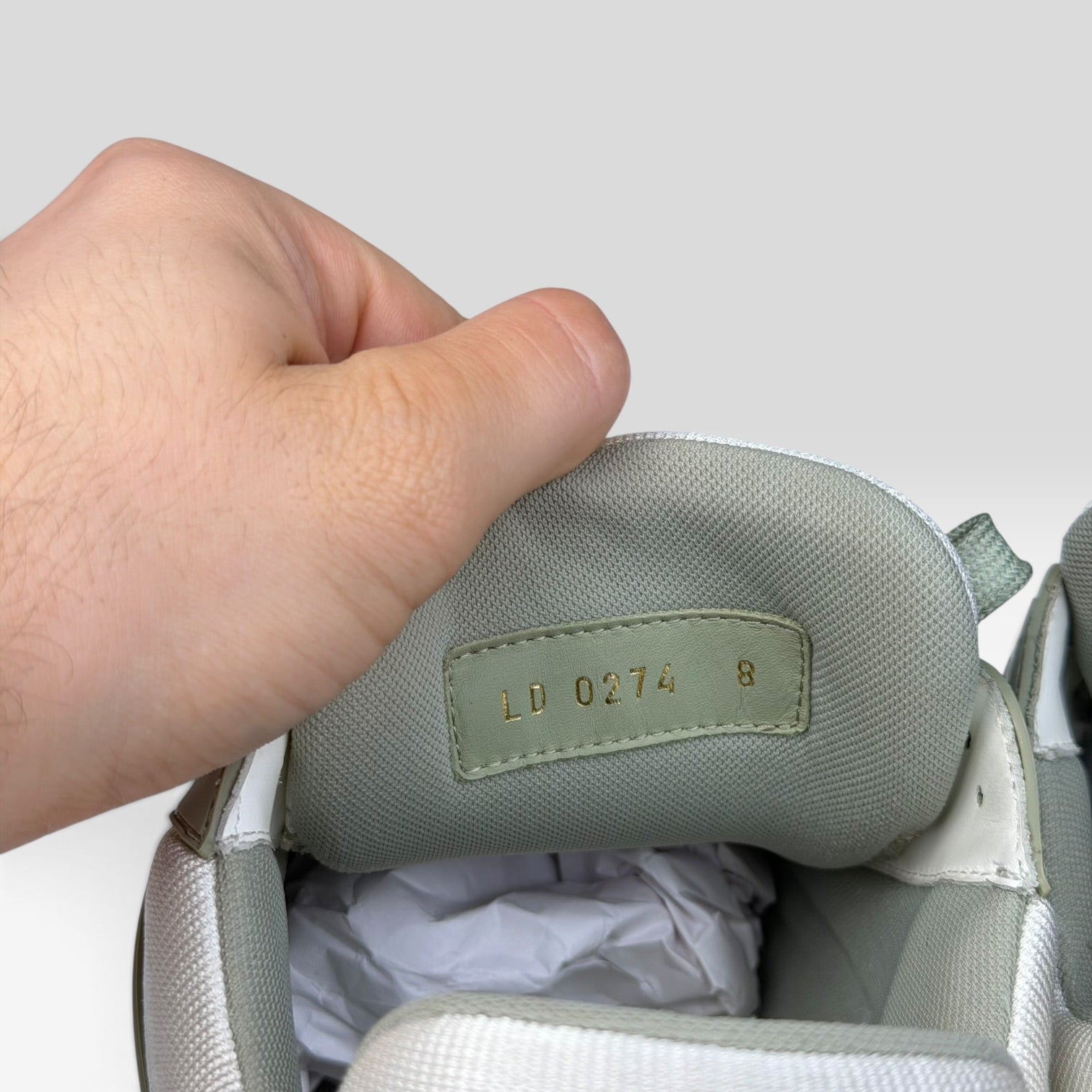 Louis Vuitton LV Trainer Green Two-Tone