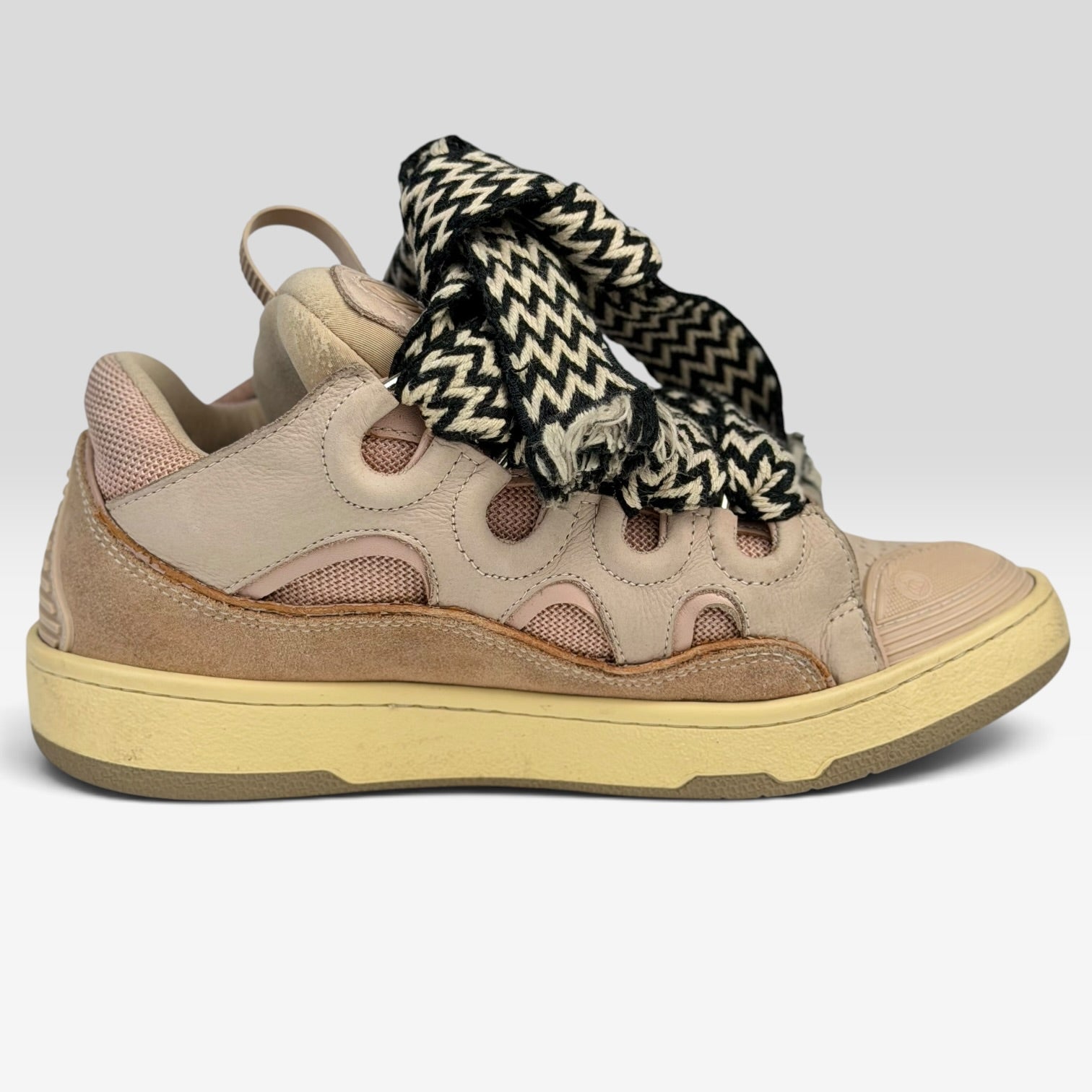 Lanvin Curb Pink Sneakers