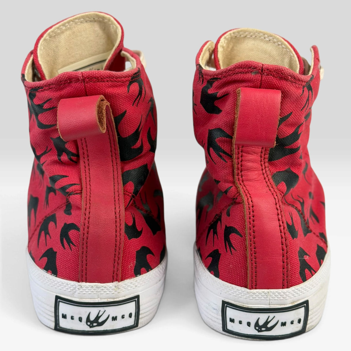 McQ by Alexander McQueen Swallow Vulc High Red