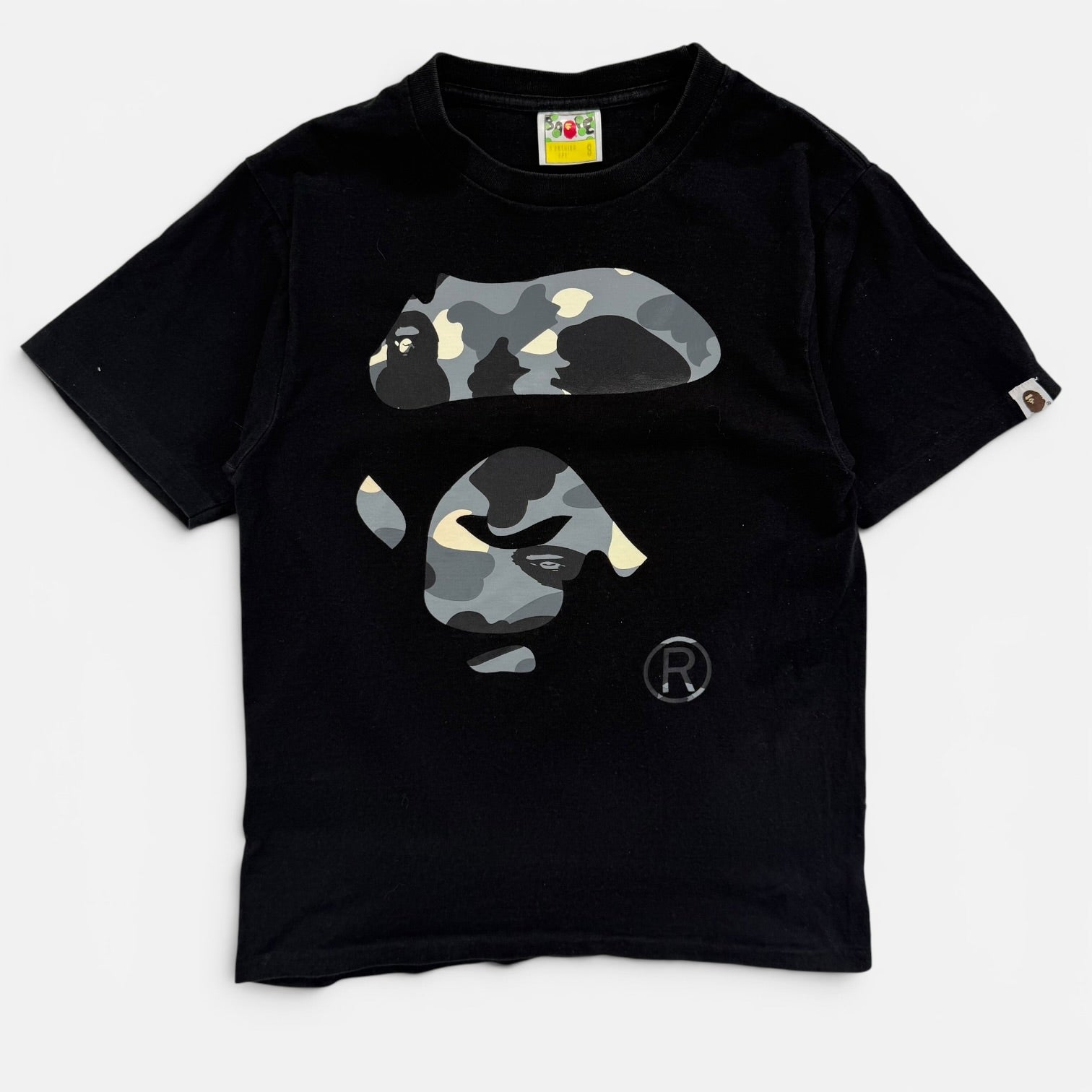 Bape Color Camo Ape Face T-shirt